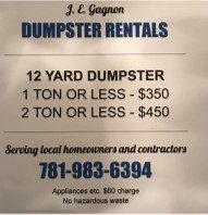Pricing for Dumpster Rentals